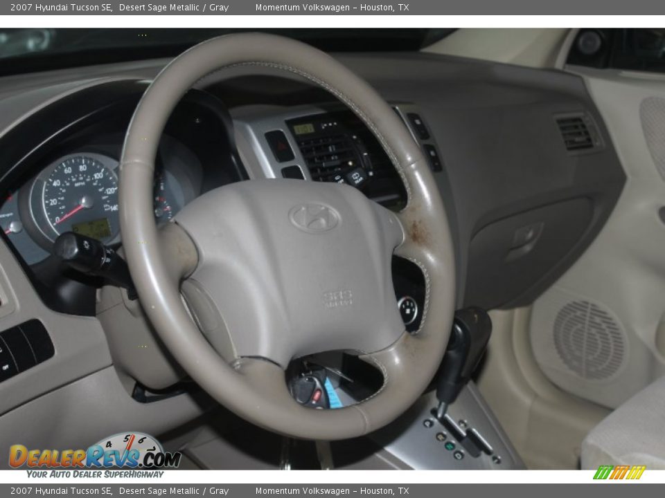 2007 Hyundai Tucson SE Desert Sage Metallic / Gray Photo #15