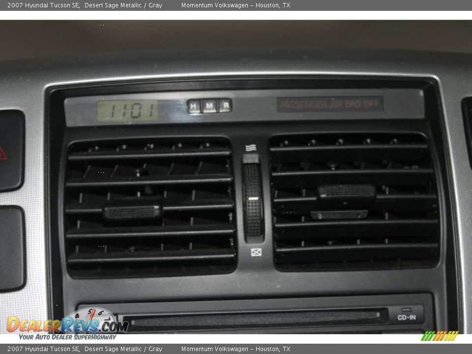 2007 Hyundai Tucson SE Desert Sage Metallic / Gray Photo #16