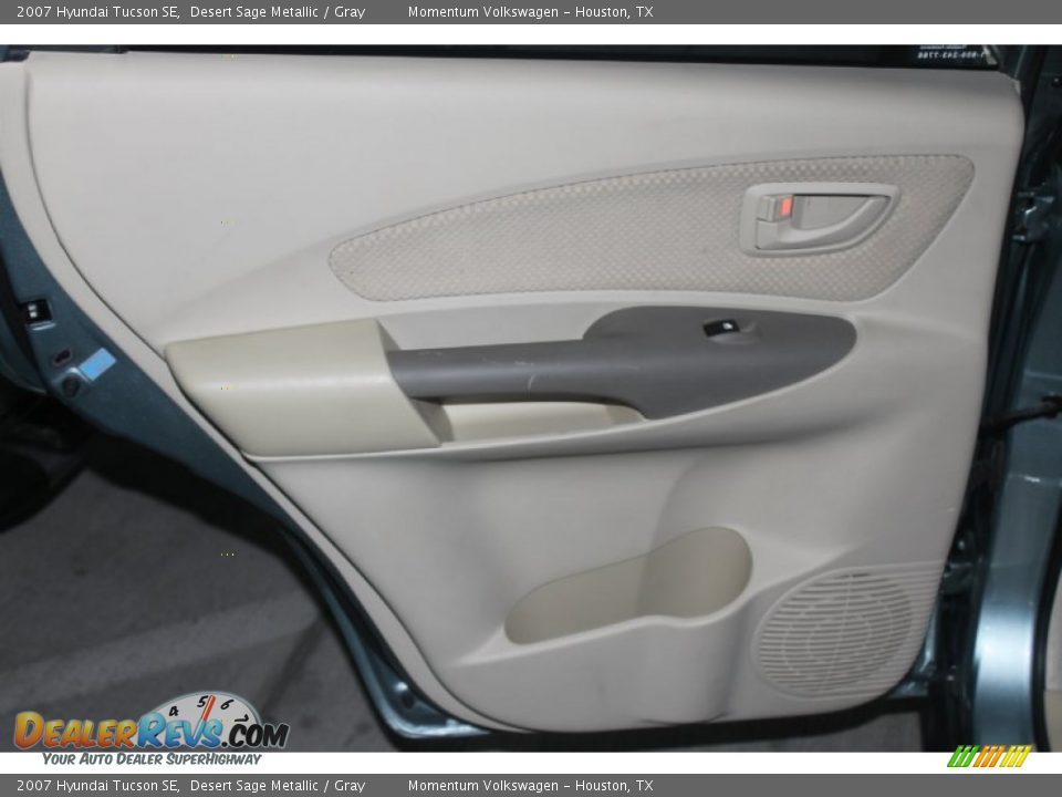 2007 Hyundai Tucson SE Desert Sage Metallic / Gray Photo #20
