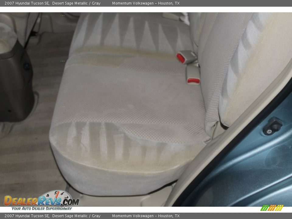 2007 Hyundai Tucson SE Desert Sage Metallic / Gray Photo #21