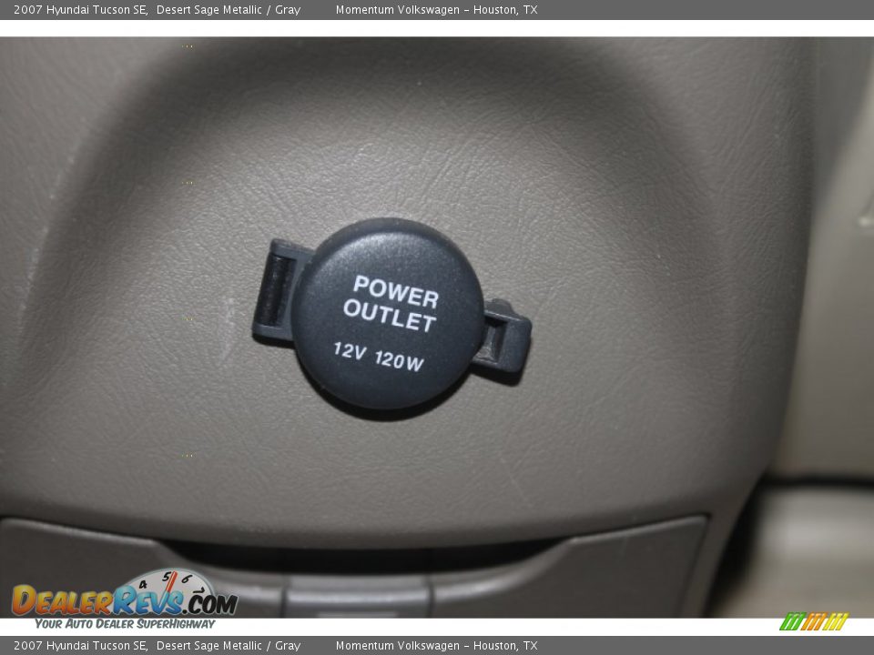 2007 Hyundai Tucson SE Desert Sage Metallic / Gray Photo #22