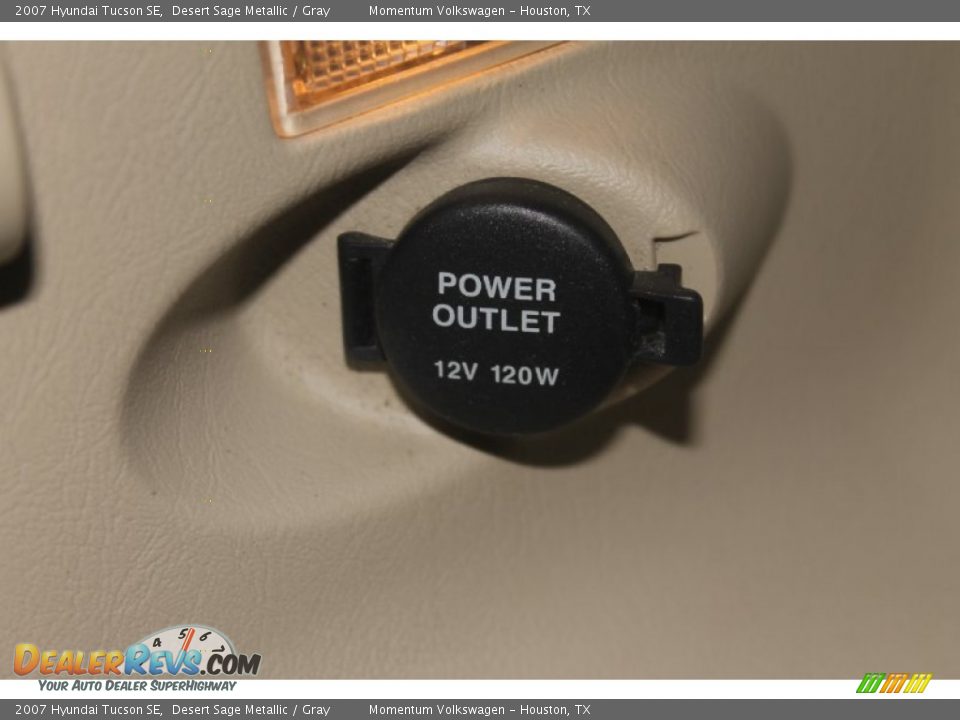 2007 Hyundai Tucson SE Desert Sage Metallic / Gray Photo #25