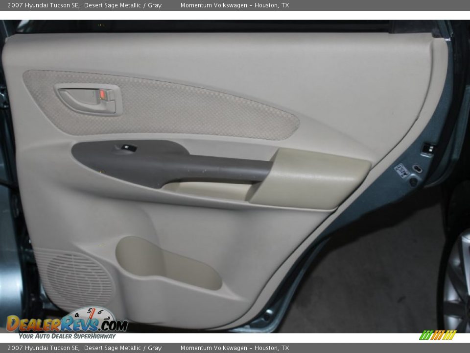 2007 Hyundai Tucson SE Desert Sage Metallic / Gray Photo #26