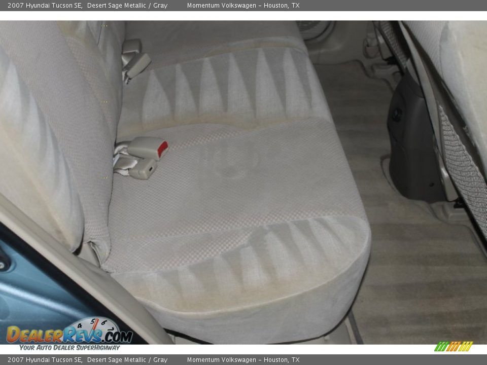 2007 Hyundai Tucson SE Desert Sage Metallic / Gray Photo #27