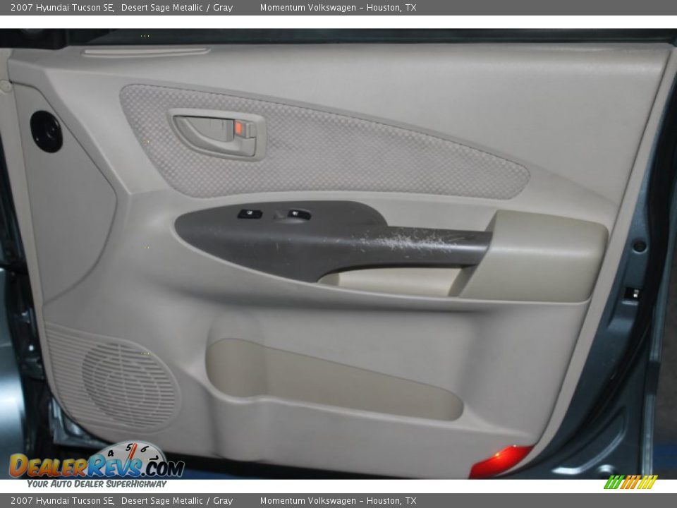 2007 Hyundai Tucson SE Desert Sage Metallic / Gray Photo #29