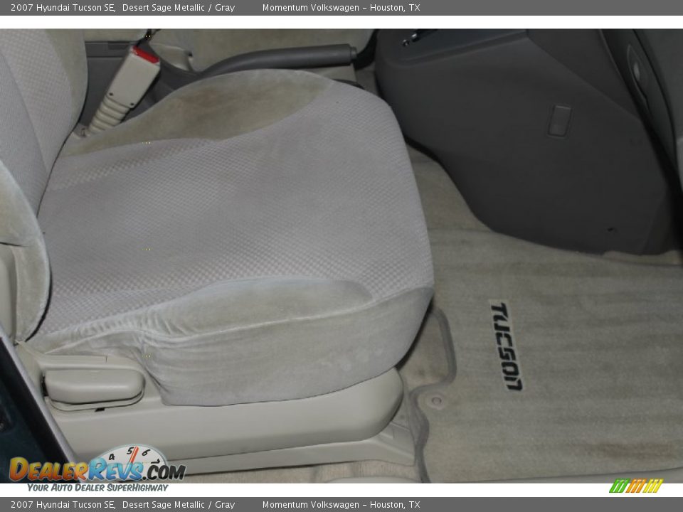 2007 Hyundai Tucson SE Desert Sage Metallic / Gray Photo #30