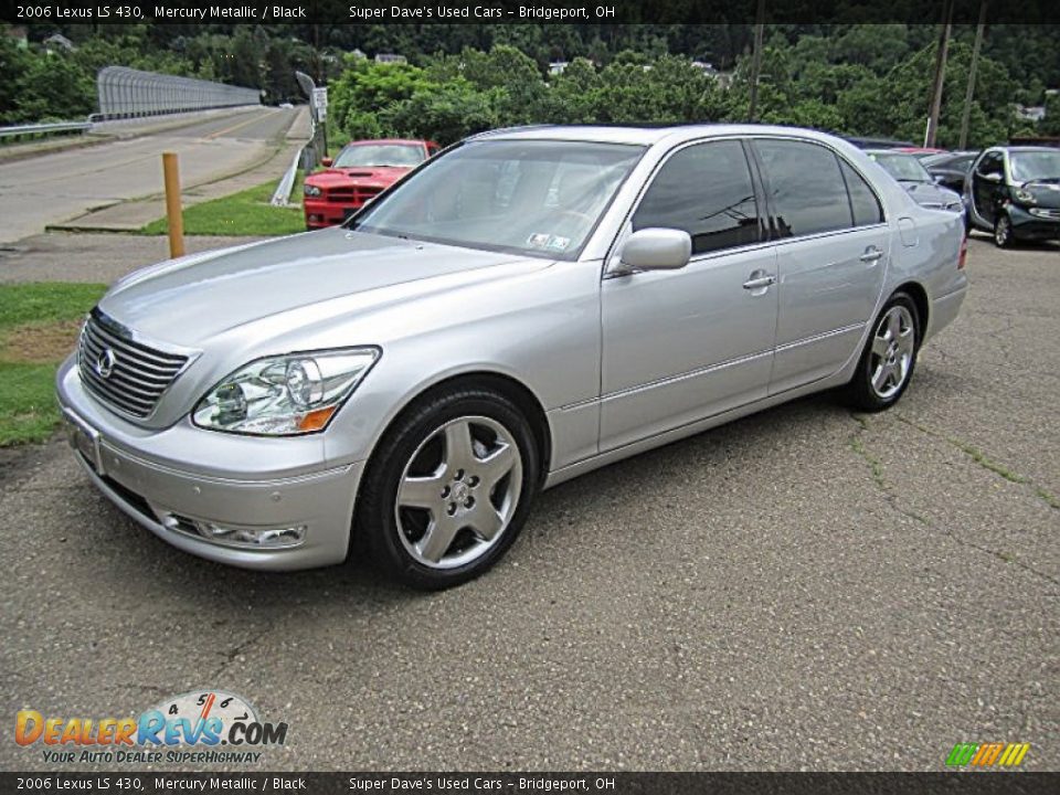 2006 Lexus LS 430 Mercury Metallic / Black Photo #1