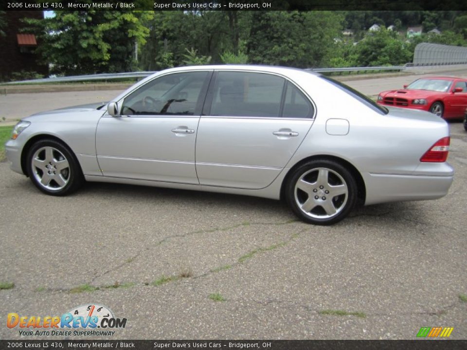 2006 Lexus LS 430 Mercury Metallic / Black Photo #3