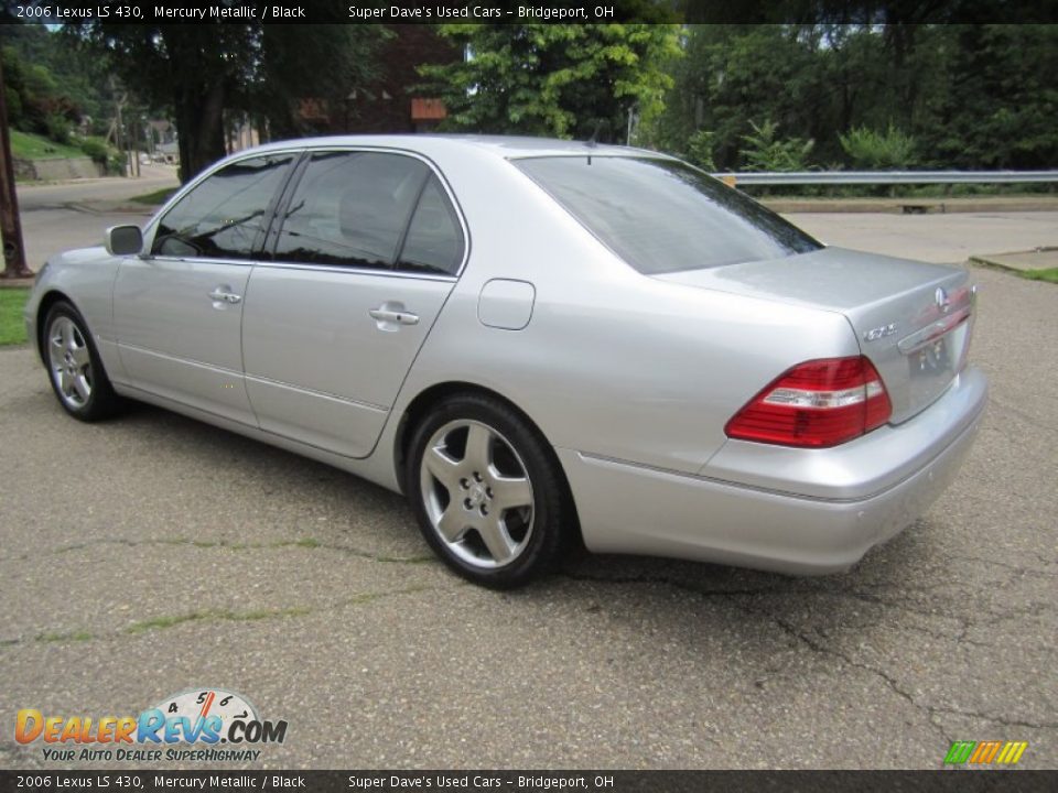 2006 Lexus LS 430 Mercury Metallic / Black Photo #4