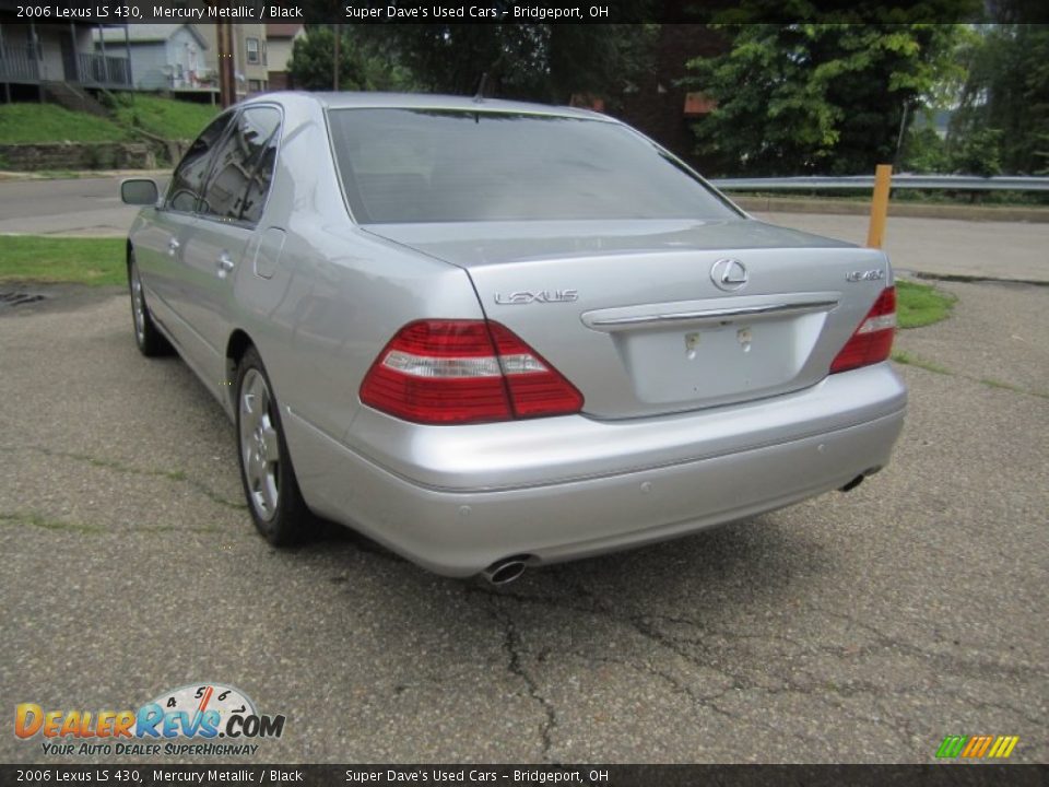 2006 Lexus LS 430 Mercury Metallic / Black Photo #5
