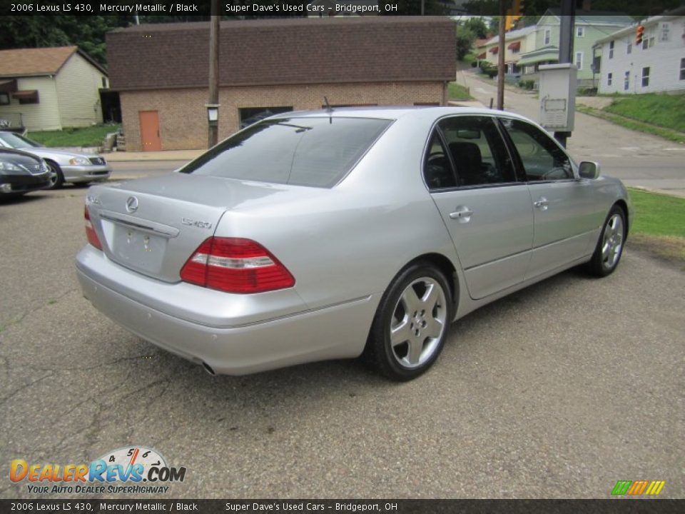 2006 Lexus LS 430 Mercury Metallic / Black Photo #7