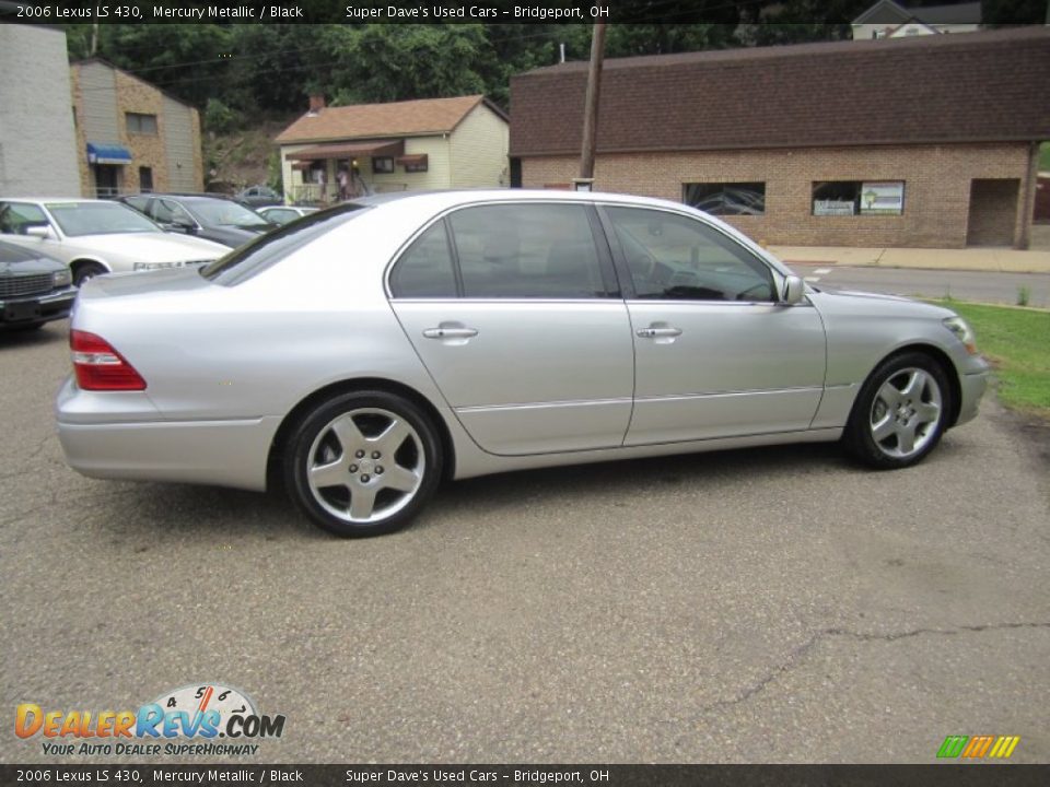 2006 Lexus LS 430 Mercury Metallic / Black Photo #8