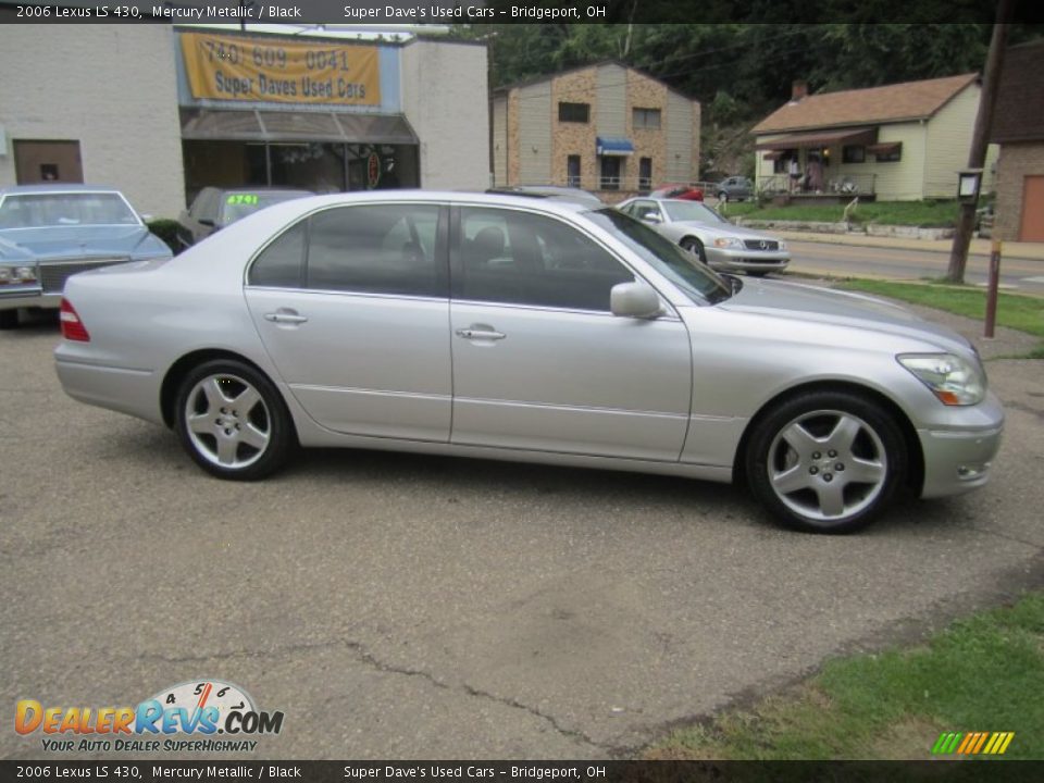 2006 Lexus LS 430 Mercury Metallic / Black Photo #9