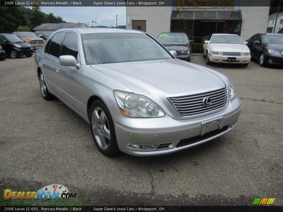 2006 Lexus LS 430 Mercury Metallic / Black Photo #11