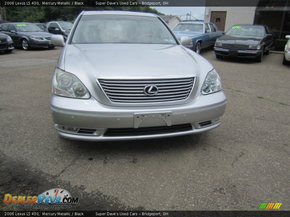 2006 Lexus LS 430 Mercury Metallic / Black Photo #12