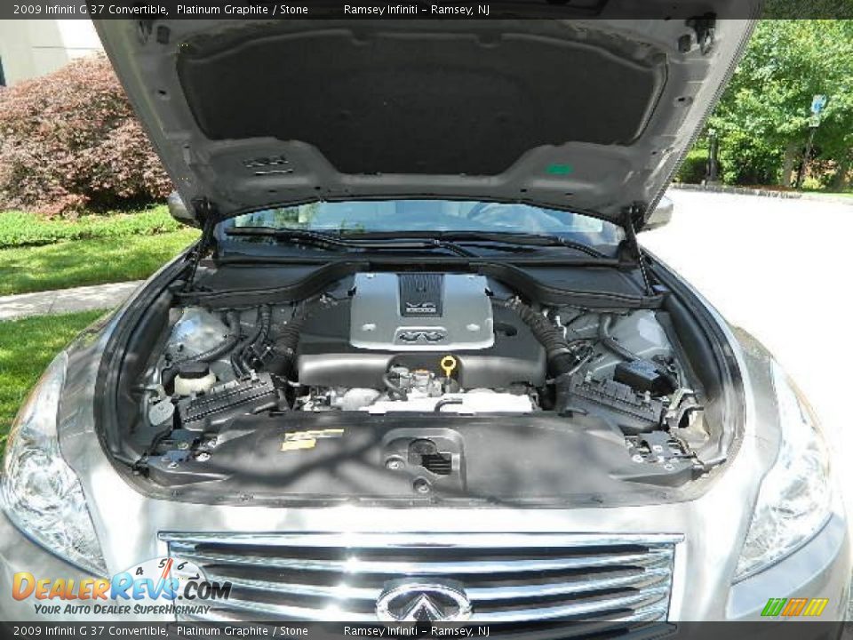 2009 Infiniti G 37 Convertible Platinum Graphite / Stone Photo #8