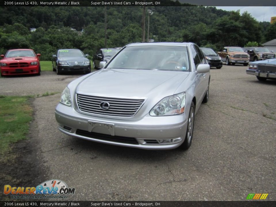 2006 Lexus LS 430 Mercury Metallic / Black Photo #14