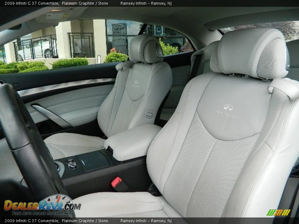 2009 Infiniti G 37 Convertible Platinum Graphite / Stone Photo #10