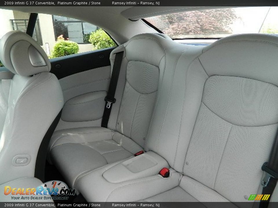 2009 Infiniti G 37 Convertible Platinum Graphite / Stone Photo #11