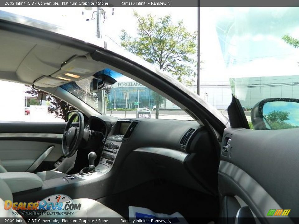 2009 Infiniti G 37 Convertible Platinum Graphite / Stone Photo #12