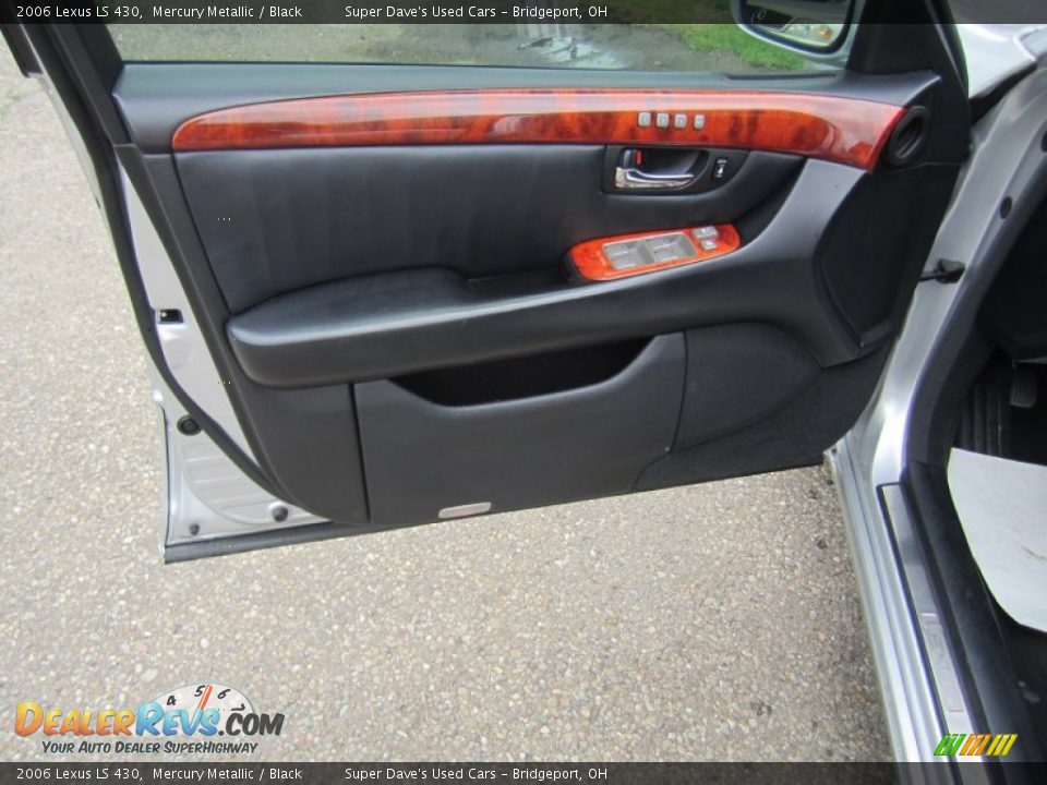 2006 Lexus LS 430 Mercury Metallic / Black Photo #17
