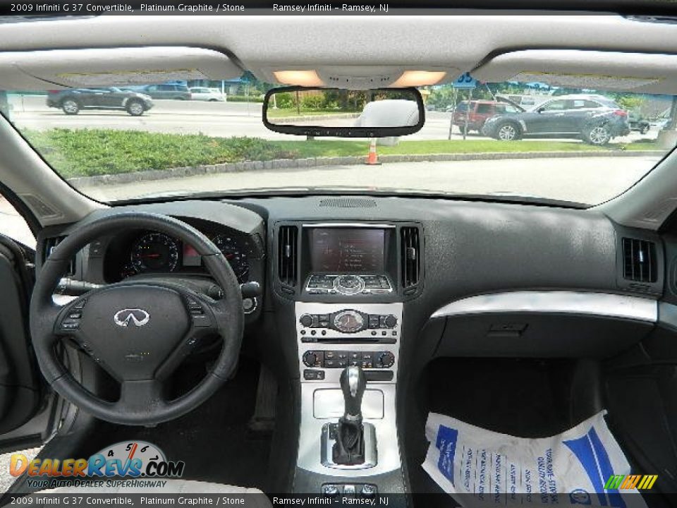 2009 Infiniti G 37 Convertible Platinum Graphite / Stone Photo #13