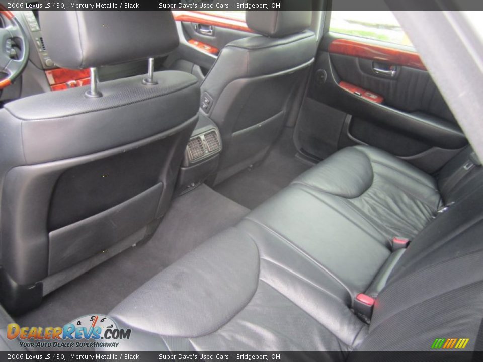 2006 Lexus LS 430 Mercury Metallic / Black Photo #19