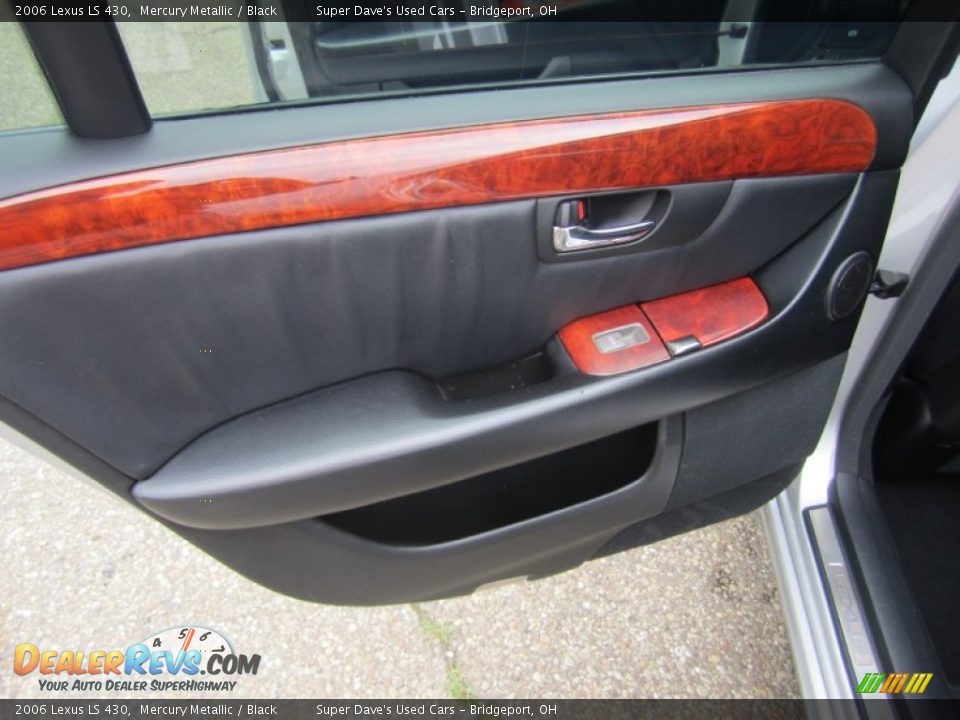 2006 Lexus LS 430 Mercury Metallic / Black Photo #20