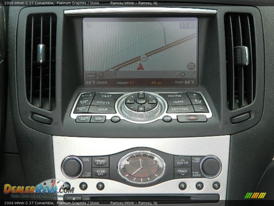 2009 Infiniti G 37 Convertible Platinum Graphite / Stone Photo #16