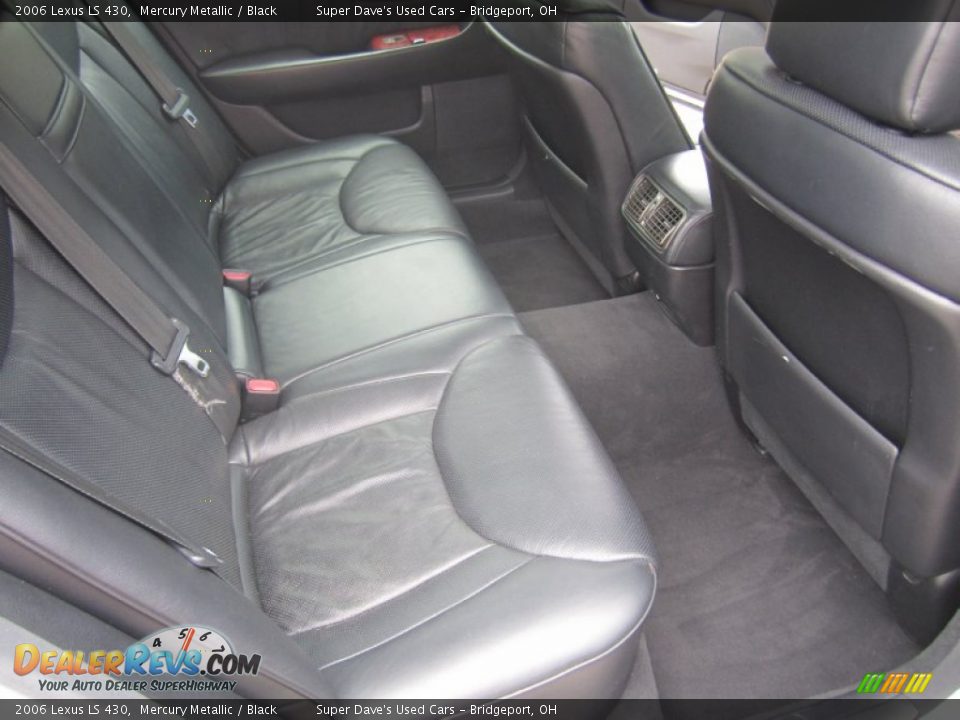 2006 Lexus LS 430 Mercury Metallic / Black Photo #21