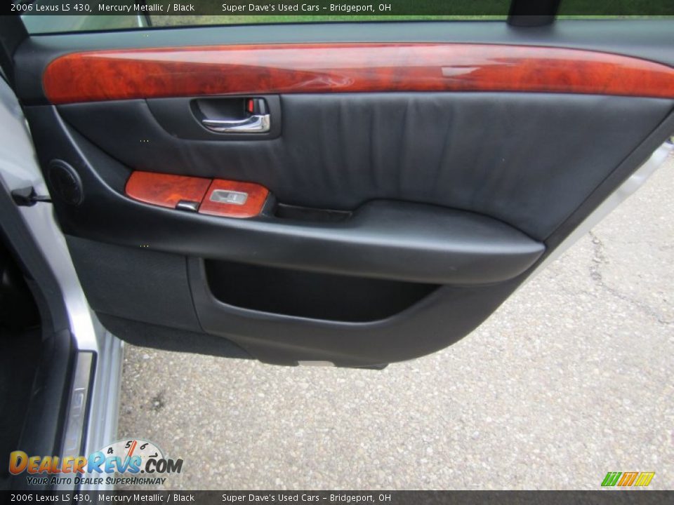 2006 Lexus LS 430 Mercury Metallic / Black Photo #23