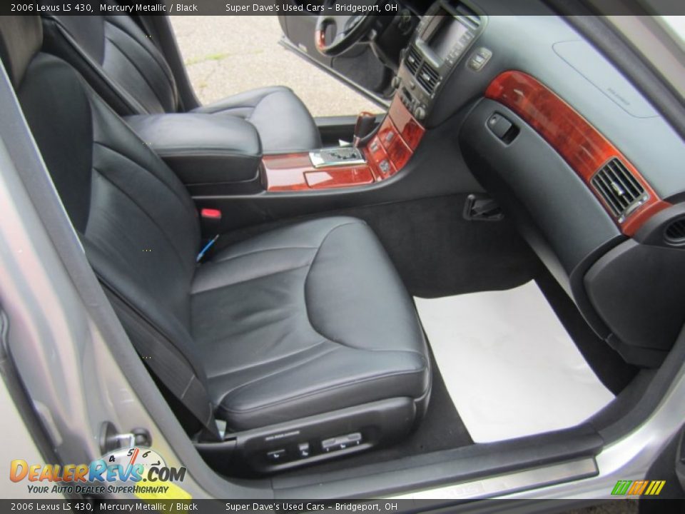 2006 Lexus LS 430 Mercury Metallic / Black Photo #24