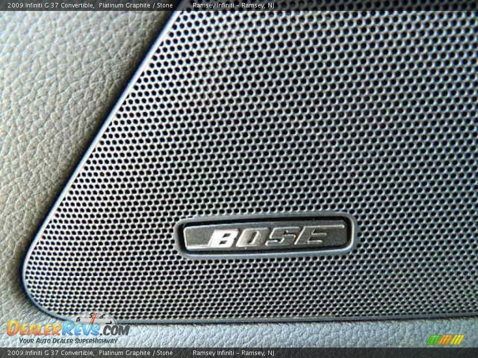 2009 Infiniti G 37 Convertible Platinum Graphite / Stone Photo #20