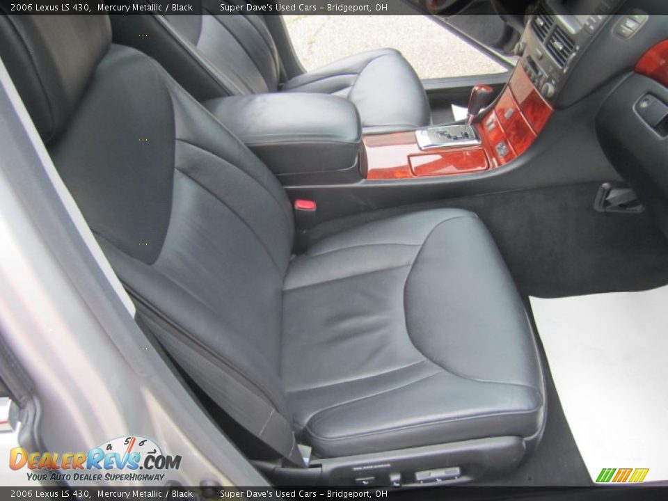 2006 Lexus LS 430 Mercury Metallic / Black Photo #25