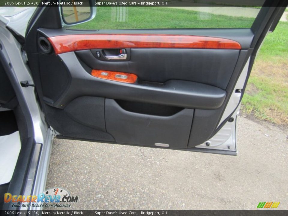 2006 Lexus LS 430 Mercury Metallic / Black Photo #29