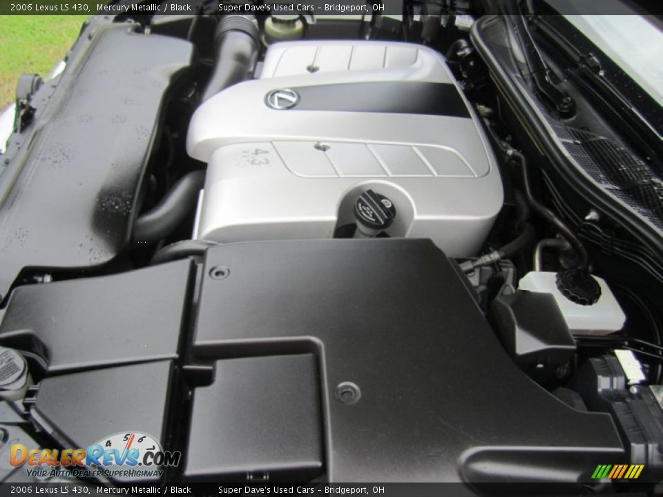 2006 Lexus LS 430 Mercury Metallic / Black Photo #33