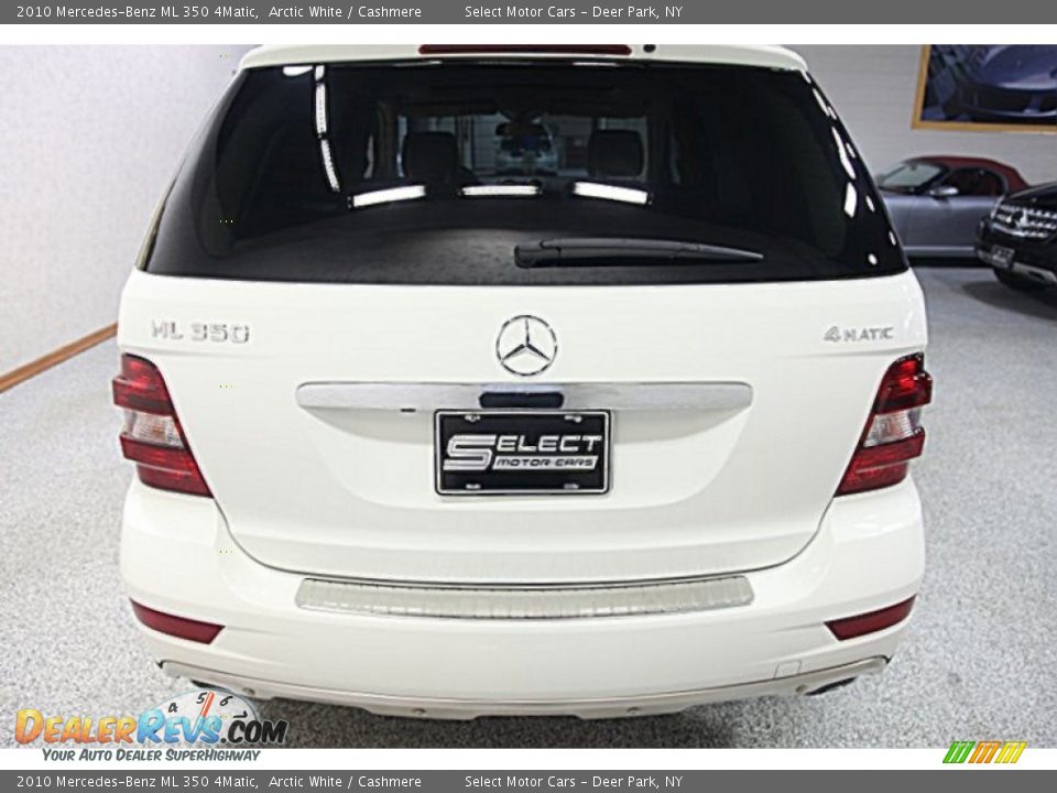 2010 Mercedes-Benz ML 350 4Matic Arctic White / Cashmere Photo #5