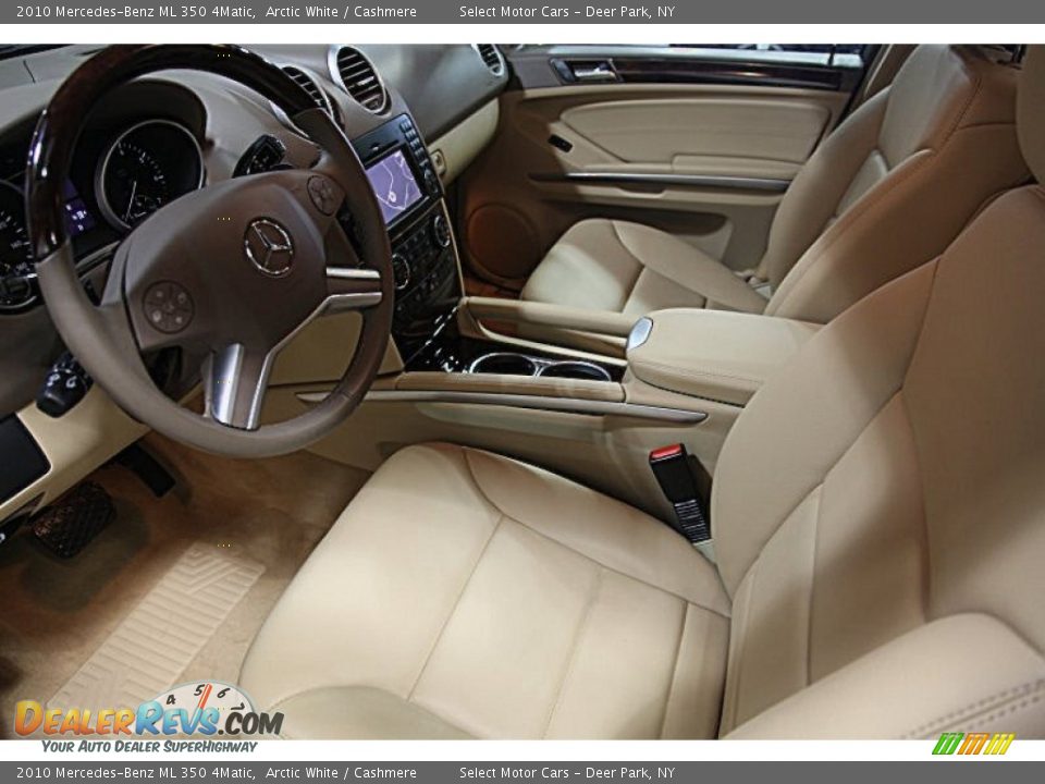 2010 Mercedes-Benz ML 350 4Matic Arctic White / Cashmere Photo #7