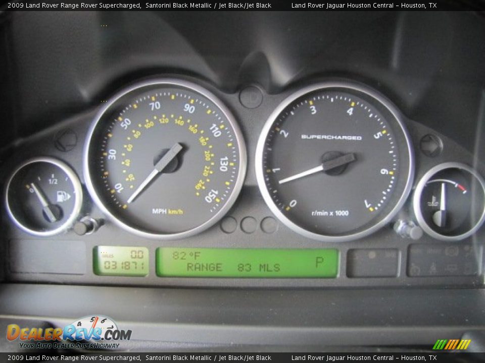 2009 Land Rover Range Rover Supercharged Gauges Photo #15