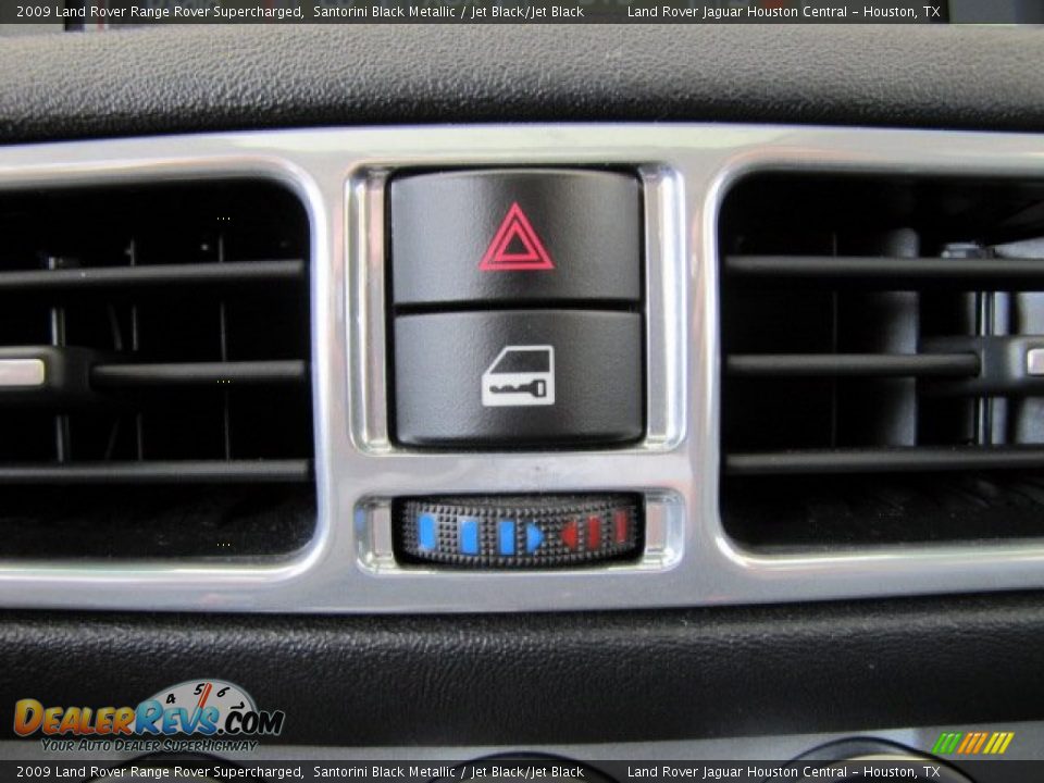 2009 Land Rover Range Rover Supercharged Santorini Black Metallic / Jet Black/Jet Black Photo #20