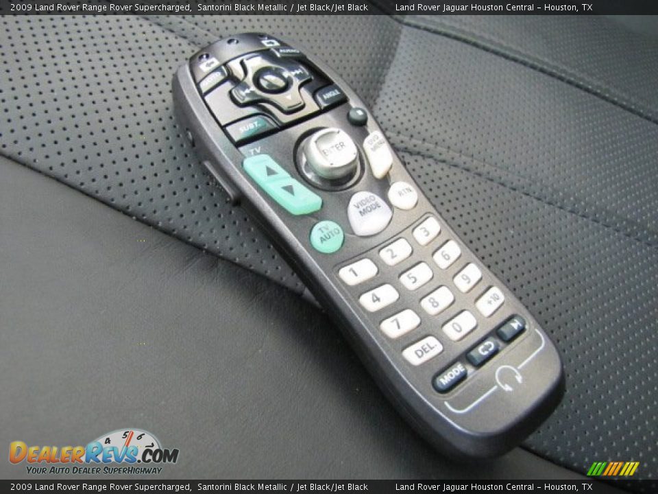 2009 Land Rover Range Rover Supercharged Santorini Black Metallic / Jet Black/Jet Black Photo #22