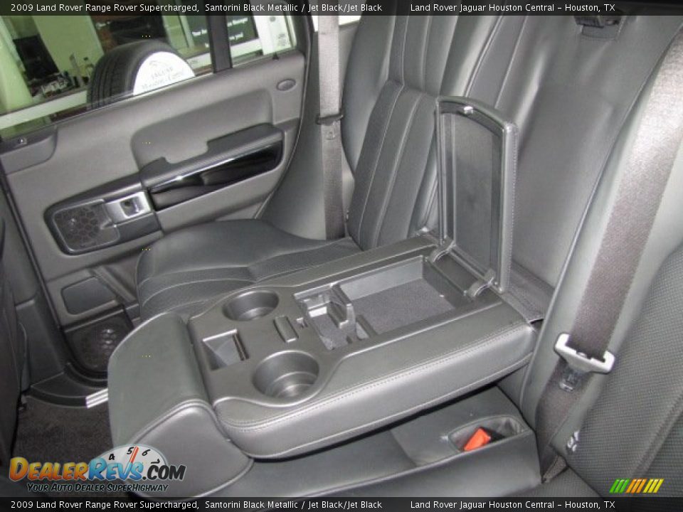 2009 Land Rover Range Rover Supercharged Santorini Black Metallic / Jet Black/Jet Black Photo #31