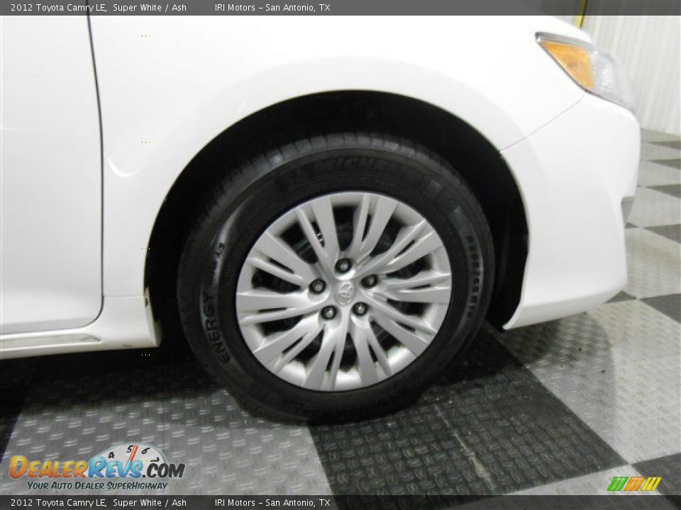 2012 Toyota Camry LE Super White / Ash Photo #8