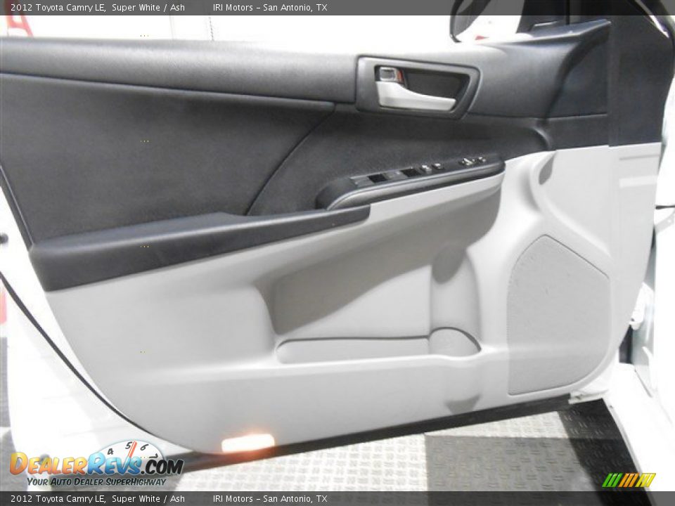 2012 Toyota Camry LE Super White / Ash Photo #9