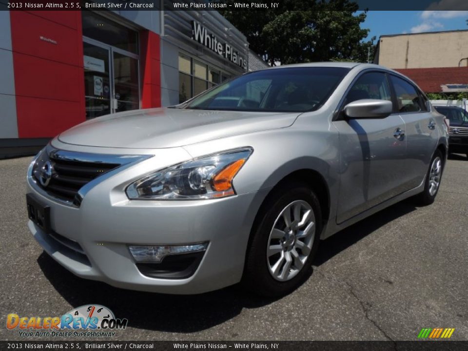 2013 Nissan Altima 2.5 S Brilliant Silver / Charcoal Photo #1