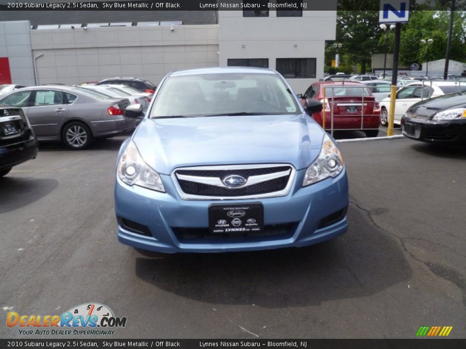 2010 Subaru Legacy 2.5i Sedan Sky Blue Metallic / Off Black Photo #2