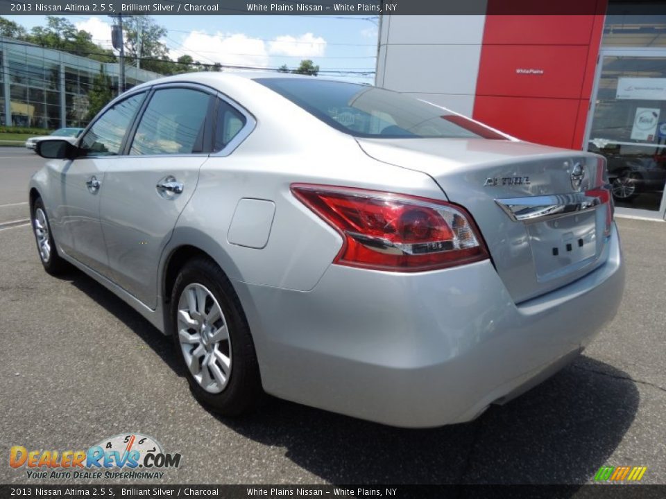 2013 Nissan Altima 2.5 S Brilliant Silver / Charcoal Photo #4