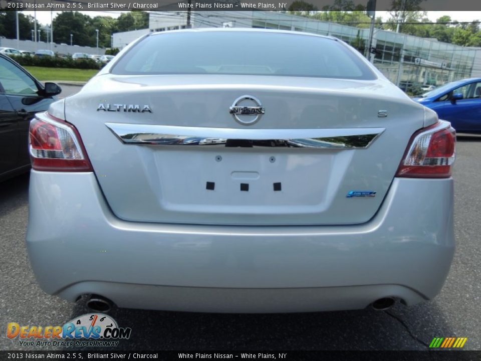 2013 Nissan Altima 2.5 S Brilliant Silver / Charcoal Photo #5