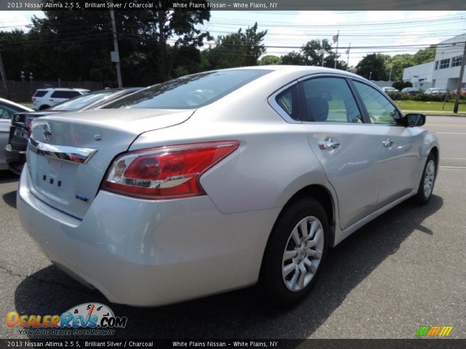 2013 Nissan Altima 2.5 S Brilliant Silver / Charcoal Photo #6