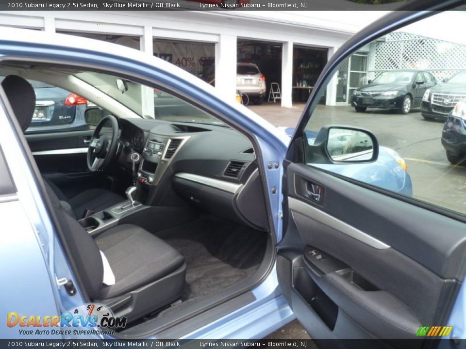 2010 Subaru Legacy 2.5i Sedan Sky Blue Metallic / Off Black Photo #6